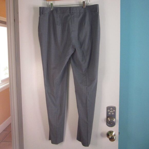 Brooks Brothers Womens Size 12 Blue Check Wool Lucia Fit Pants New Condition - Picture 8 of 13